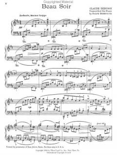 Beau Soir von Claude Debussy 