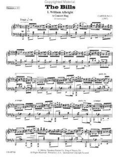The Bills for Piano von Carter Pann 