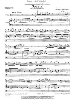 Sonata op. 46 von Lowell Liebermann 