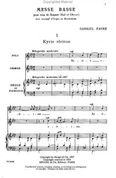 Messe Basse (Gabriel Fauré) 