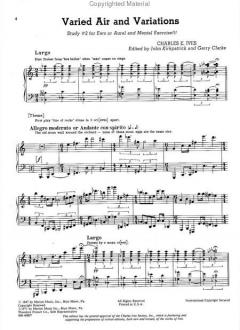 Five Piano Pieces von Charles Ives 