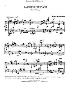 Piano Works von Morton Feldman 