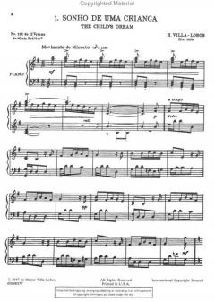 Twice Five Pieces von Hector Villa-Lobos 