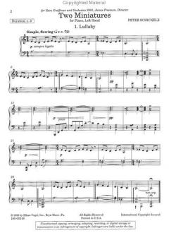 Two Miniatures von Peter Schickele 