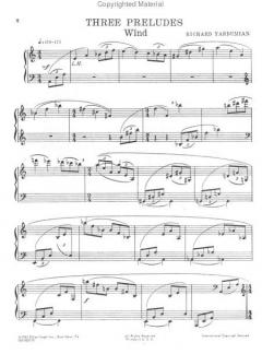 3 Preludes von Richard Yardumian 