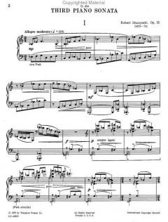 Sonate Nr. 3 op. 35 von Robert Muczynski 