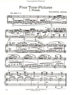 Four Tone Pictures von Wallingford Riegger 