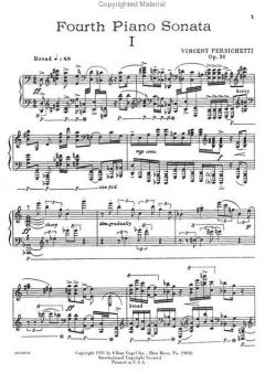 Fourth Piano Sonata Op.36 von Vincent Persichetti 