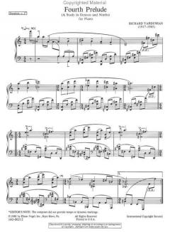 Fourth Prelude von Richard Yardumian 