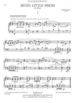 Seven Little Pieces von Ralph Shapey 