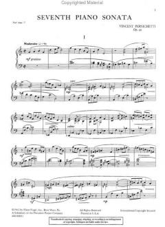 Seventh Piano Sonata Op.40 von Vincent Persichetti 