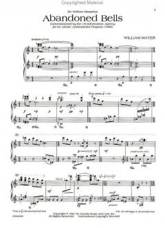 Abandoned Bells for Piano Solo von William Mayer 