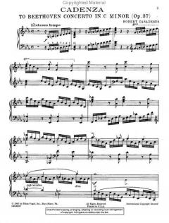 Cadenza To Beethoven's Concerto in C Minor Op.37 von Robert Casadesus 