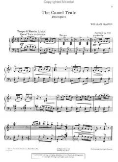 The Camel Train von William Baines 