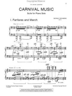 Carnival Music von George Rochberg 
