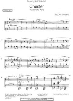 Chester Variations von William Schuman 