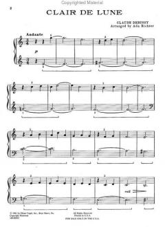 Clair de Lune von Claude Debussy 