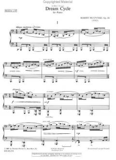 Dream Cycle for Piano Op.44 von Robert Muczynski 