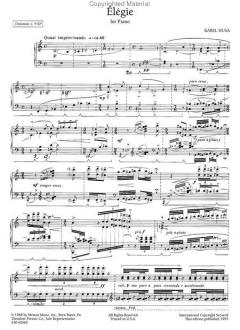 Elegie von Karel Husa 