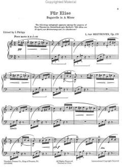 Für Elise von Ludwig van Beethoven 