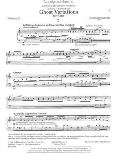 Ghost Variations von George Tsontakis 