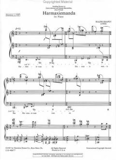 Harmaxiemanda von Ralph Shapey 