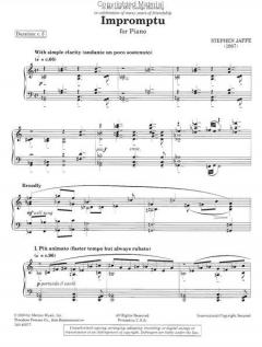 Impromptu von Stephen Jaffe 