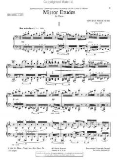 Mirror Etudes op. 143 von Vincent Persichetti für Klavier im Alle Noten Shop kaufen