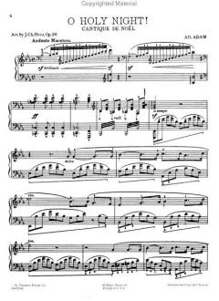 O Holy Night! Cantique de Noel Op.36 von Adolphe Charles Adam 