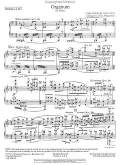 Organum von Carl Ruggles 