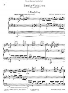 Partita Variations von George Rochberg 