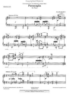 Passacaglia von Ralph Shapey 