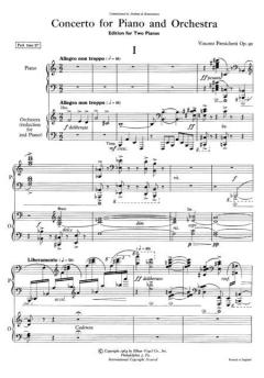 Concerto for Piano and Orchestra von Vincent Persichetti 