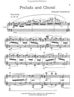 Prelude and Chorale von Richard Yardumian 