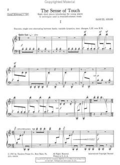 The Sense of Touch von Samuel Adler 