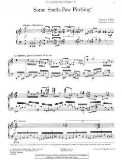 Some South-Paw Pitching von Charles Ives 