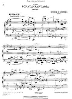 Sonata-fantasia von George Rochberg 