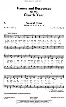 Hymns And Responses For The Church Year, Vol. 1 Op.68 (Vincent Persichetti) 