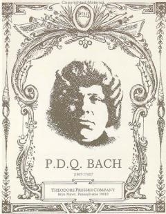 P.D.Q. Bach Portrait Postcard im Alle Noten Shop kaufen