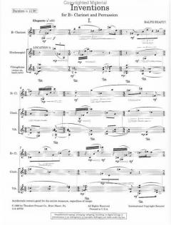 Inventions von Ralph Shapey 