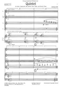 Quintet von Donald Erb 