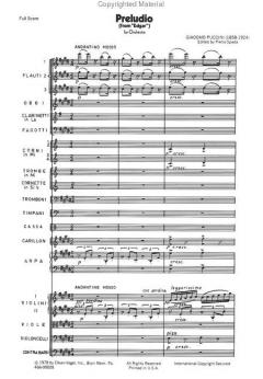 Preludio (From edgar) von Giacomo Puccini 