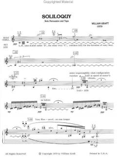 Soliloquy von William Kraft 