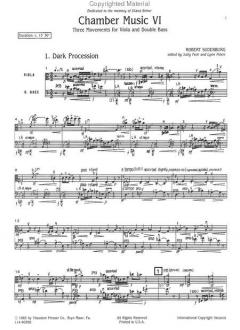 Chamber Music VI von Robert Suderburg 