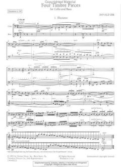 Four Timbre Pieces von Donald Erb 