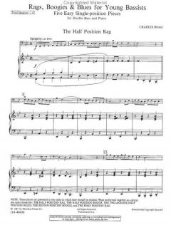 Rags, Boogies & Blues For Young Bassists von Charles K. Hoag 