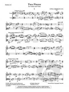 2 Pieces von Lowell Liebermann 