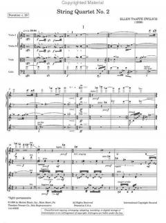 String Quartet No. 2 von Ellen Taaffe Zwilich 