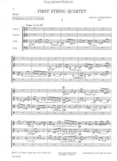 First String Quartet Op. 7 von Vincent Persichetti 