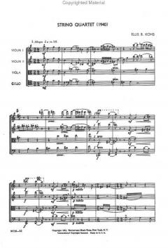 String Quartet (1940) von Ellis B. Kohs 